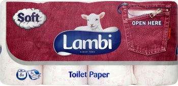 Lambi New papier toaletowy z delikatnym nadrukiem