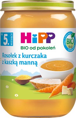 HiPP Chicken broth with BIO semolina