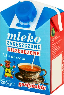 SM Gostyń mleko zagęszczone 7,5% niesłodzone