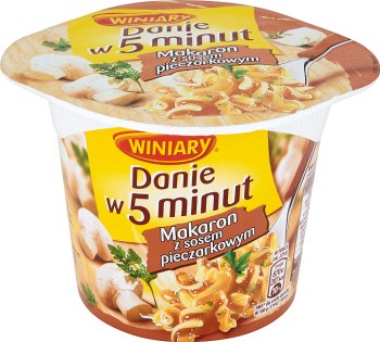 Winiary Danie w 5 minut makaron z sosem pieczarkowym