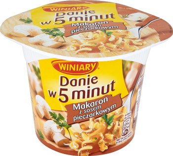 Winiary Danie w 5 minut makaron z sosem pieczarkowym