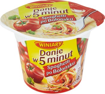 plat de spaghetti bolognaise en 5 minutes