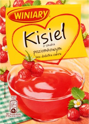 Winiary kisiel bez cukru poziomkowy