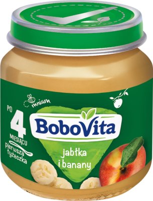 BoboVita deserek jabłka i banany