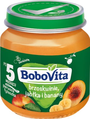 BoboVita deserek brzoskwinie, jabłka i banany