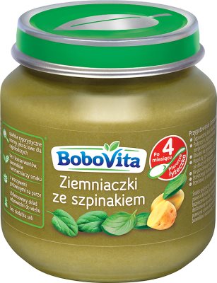 BoboVita obiadek ziemniaki ze szpinakiem
