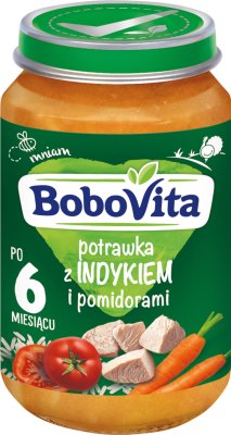 BoboVita obiadek domowa potrawka z indykiem i pomidorami