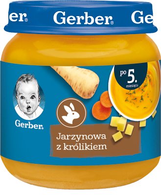 Gerber zupka  jarzynowa z królikiem