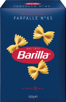 pastas de trigo duro trigo 500g Farfalle n 65 ( arcos )