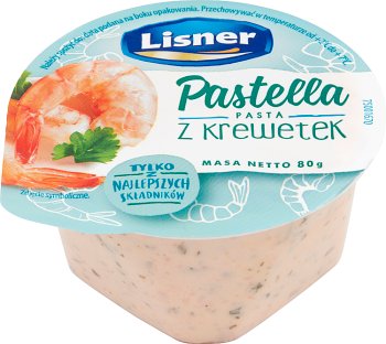 Lisner Pastella pasta kanapkowa z krewetek