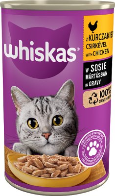 morceaux de viande en sauce pour chats adultes - - adulte peut de poulet en sauce