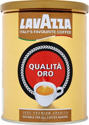 Lavazza kawa mielona puszka Qualita Oro