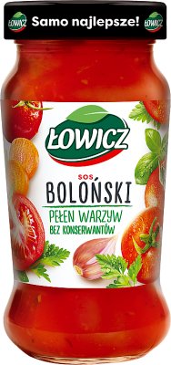 Łowicz sos gotowy, słoik boloński