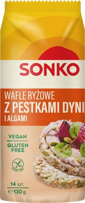 Sonko wafle ryżowe  z pestkami dyni