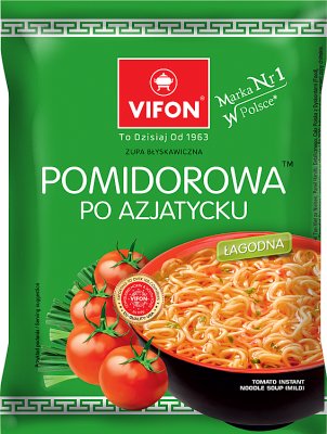 sopa instantánea de pasta de tomate en polvo