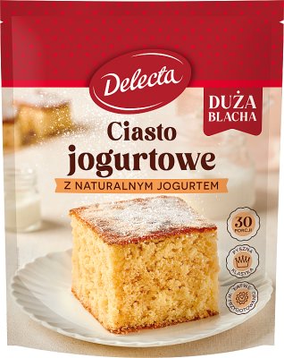 eine große Blechkuchen Joghurt