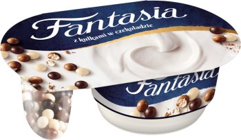 fantasia yogurt with chocolate balls