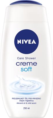 nurse shower gel 250ml creme soft - nourishing almond oil