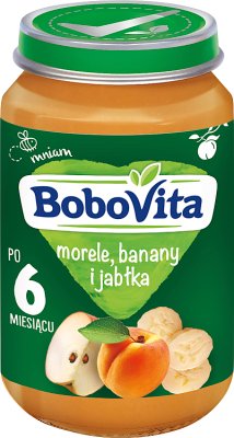 BoboVita deserek morele, banany i jabłka