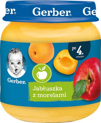 Gerber owoce  jabłuszka z morelami