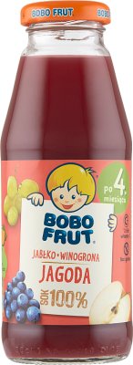 Bobo Frut sok 100%  jabłko - winogrono - jagoda
