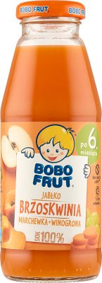 Bobo Frut sok 100% jabłko - marchewka - brzoskwinia