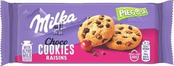 Печенье Milka Pieguski с шоколадом и изюмом