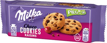 Galletas Milka Pieguski con chocolate y pasas