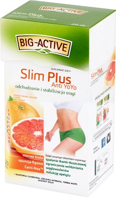 Big-Active Slim Plus Anti YoYo Herbatka ziołowo-owocowa Suplement diety