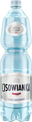 eau minérale et légèrement gazeuse