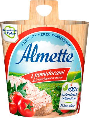 , Almette creamy cheese with tomatoes