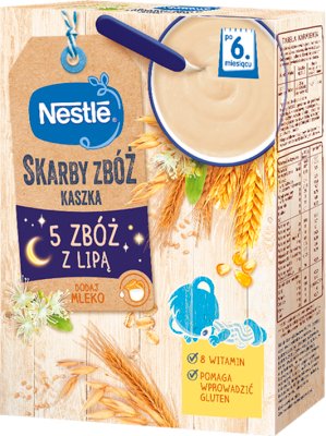 Nestle Zdrowy Brzuszek kaszka  5 zbóż z lipą