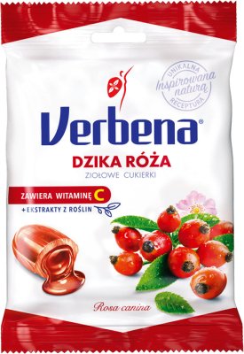 Verbena ziołowe cukierki z dziką różą i witaminą C