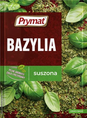 basil seasoning for dishes with the provision on the reverse