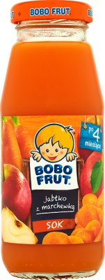 100 % apple juice with carrot