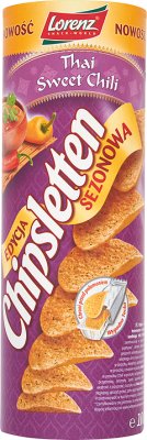 chipsletten potato chips in a tube