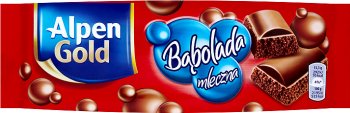 Alpen Gold Bąbolada mleczna czekolada napowietrzona