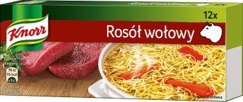 Knorr rosół wołowy w kostkach 12x10 g