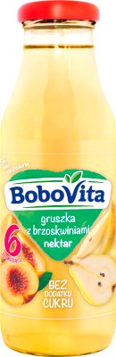 BoboVita nektar  gruszka i złocista brzoskwinia