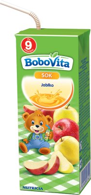 Bobovita sok 100% jabłko bez dodatku cukru