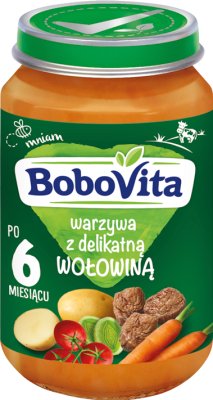 BoboVita obiadek warzywa z delikatną wołowiną