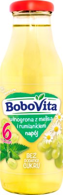 BoboVita napój  winogrona z łagodną melisą i rumiankiem