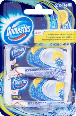 Domestos Citrus 2 kostki do WC - wkłady, 2 x 40 g