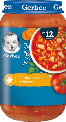 Gerber DoReMi zupka pomidorowa z ryżem