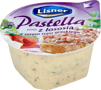 Lisner Pastella pasta kanapkowa z łososia z białym serem