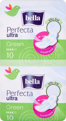 санитарные Perfecta зеленый 5 капель 10 10 = 20 50 % второго пакета свободного