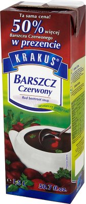 Krakus barszcz czerwony w kartonie