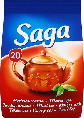 Saga herbata czarna ekspresowa 20 torebek