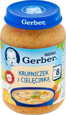 Gerber zupka krupniczek z cielęciną