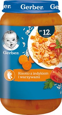 Gerber DoReMi obiadek  risotto z indykiem i warzywami